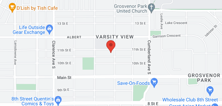 map of 1230 11th ST E